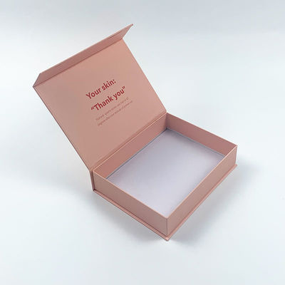 Folding Pink Lingerie Scarf Packaging Boxes Custom Size