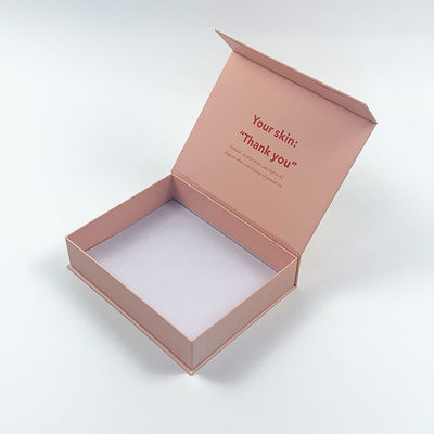 Folding Pink Lingerie Scarf Packaging Boxes Custom Size