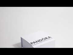 One-step forming White folding magnetic gift box