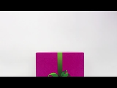 custom purple white coloring printing lid and base gift box
